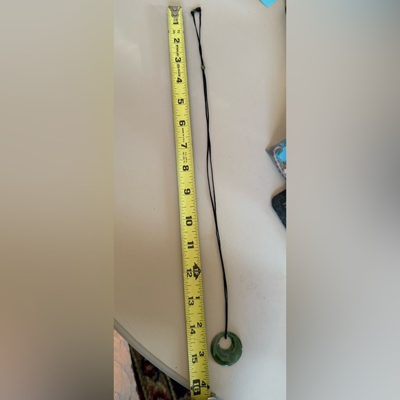 Vintage Disc Jade | Circle of Life Pendant Necklace - Picture 4 of 4